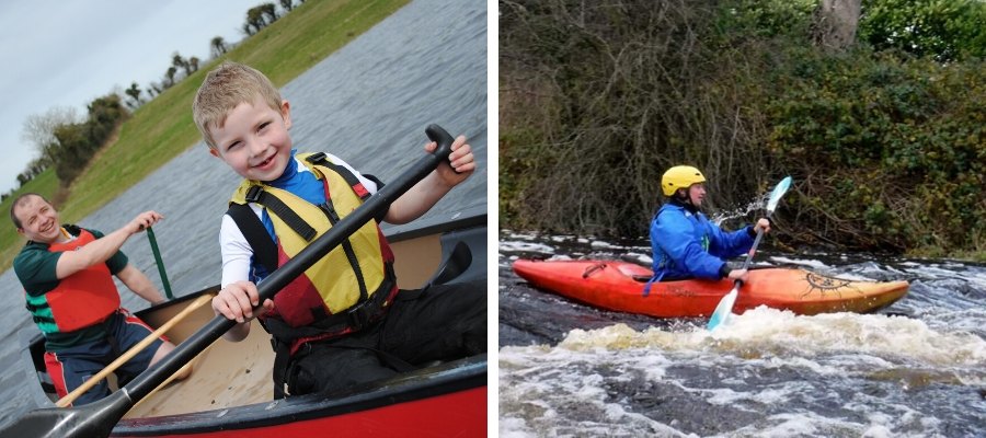 Health Benefits of canoeing and Kayaking - difference