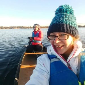 Canoeing at Share Discovery Village, Co Fermanagh, N Ireland